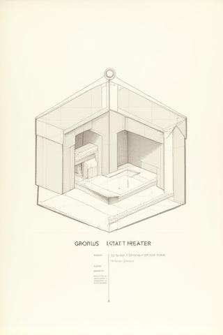 グロピウスの総合劇場の表紙